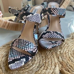 Snakeskin heels